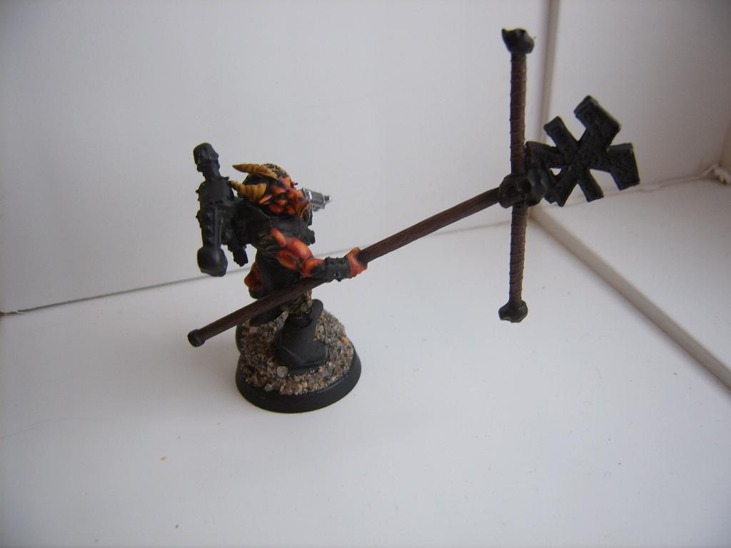 Beastmen, Chaos, Chaos Space Marines, Standard Bearer, Warhammer 40,000